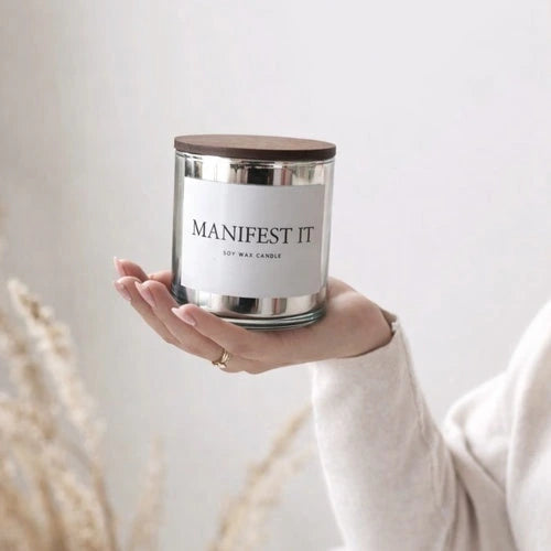 Vela aromática Manifest It de Alaïa para manifestación